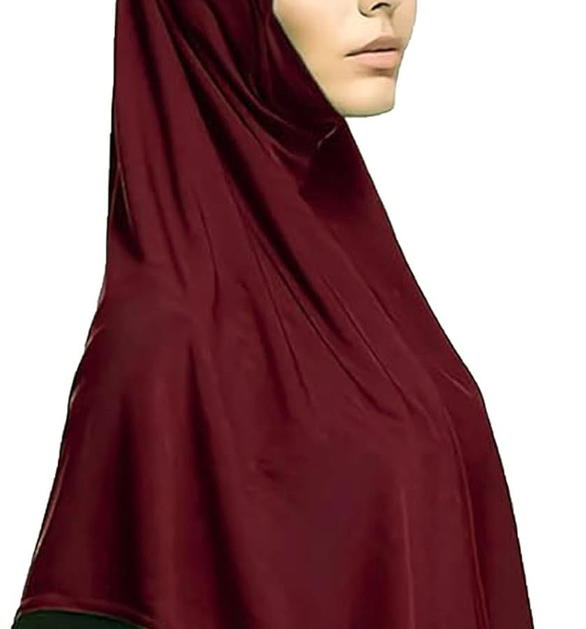 Ready To Wear Hijab for Ladies Instant Turban Stretch Soft Muslim Scarf For Prayer Long Hijabs Islamic Jersey Abaya