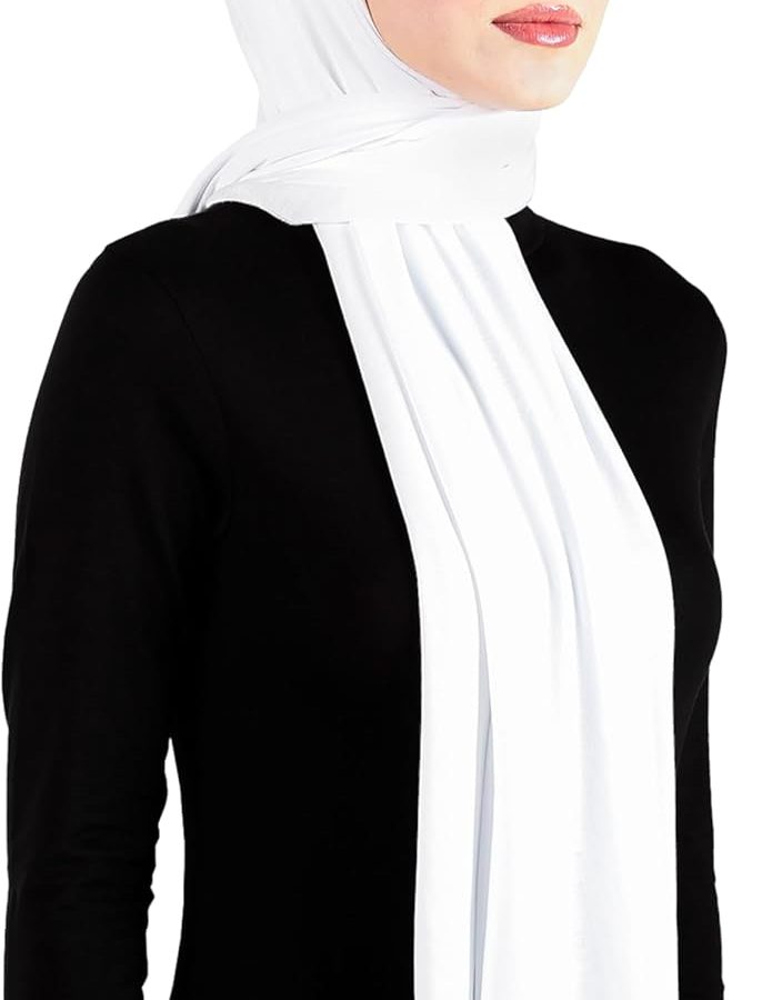 Ladies Cotton Jersey Hijab Scarves Muslim Shawls Turban Head Scarf Wraps Long 78" x 30"