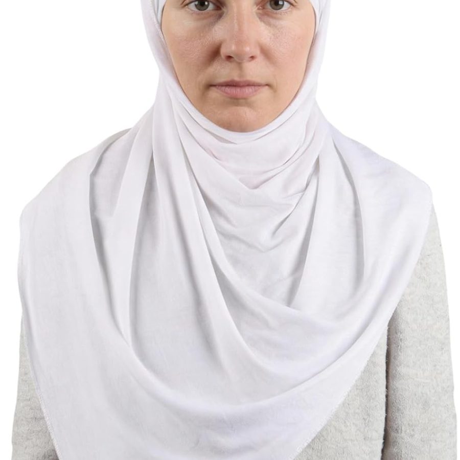 Hijab Scarf Non-see-through Jersey Maxi Hijab Soft Head Scarf Wrap for Ladies