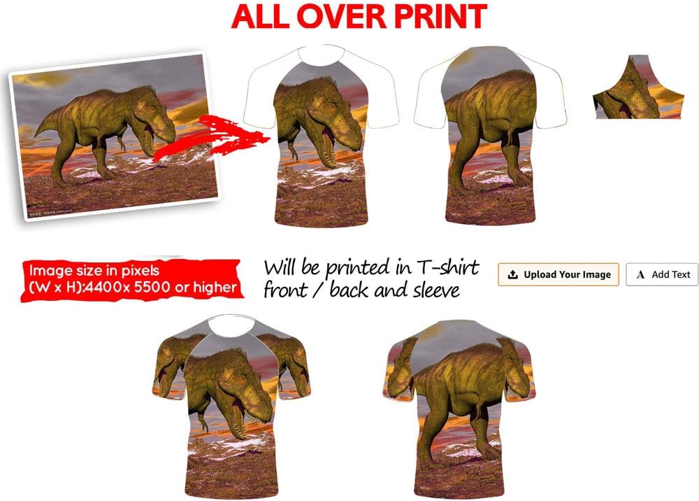 Personalized Custom T Shirts Sport Tight Design Your Own Picture Text Printed Two Sides - Image 2